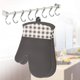 thumbnail image 3 of 28*18cm-gris-gants De Four Rsistants La Chaleur Avec Doublure En Coton Et Supports De Casserole En Silicone Pour Cuisine, Cuisine, Cuisson, Barbe, 3 of 5
