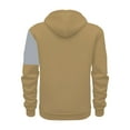 thumbnail image 4 of LpwkSSA Men's Color Blocked Hoodies Casual Pullover Hooded Sweatshirt Long Sleeve Quarter Zip Sports Hoodie With Front and Arm Pocket Yellow XXL, 4 of 8