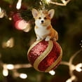 thumbnail image 6 of Christmas Animal Ornament Balls, Christmas 2D Animal Ornament, 2025 New Winter Animals Themed Ornaments Balls, Acrylic Woodland Creature Hanging Decor (1pcs), 6 of 6