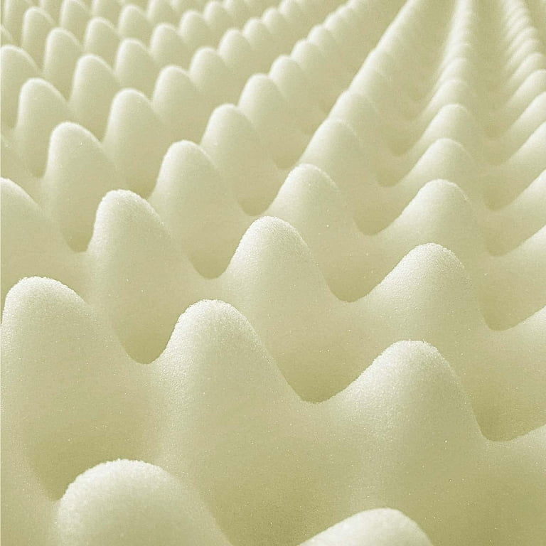 Gilbin Cot Egg Crate Foam Mattress Topper 30 x 74 Fits Camp Cots for Guest Bed Child s nap mat Camping mat. Cars or Campers