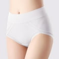 thumbnail image 2 of vigerkar Seamless Underwear for Women Tummy Control Underwear High Waist Hipster Breathable Panties Full Coverage Briefs White, XXL, 2 of 4