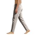 thumbnail image 3 of Men's Summer Casual Drawstring Slim Fit Cotton Linen Sports Pants, 3 of 4