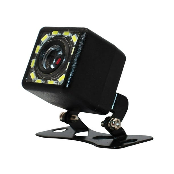 KAKOWELY Cámara de respaldo con 12 LED de visión nocturna, cámara de marcha atrás, cámara de visión trasera para automóvil.