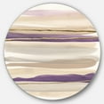 thumbnail image 1 of Designart 'forme de Glam Violet I' Glam Métal Cercle Art Mural, 1 of 3