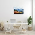 thumbnail image 2 of Stupell Industries Row of Kayaks Mountain Peak Lake Landscape, 24 x 30, Designed by Kali Wilson, 2 of 6