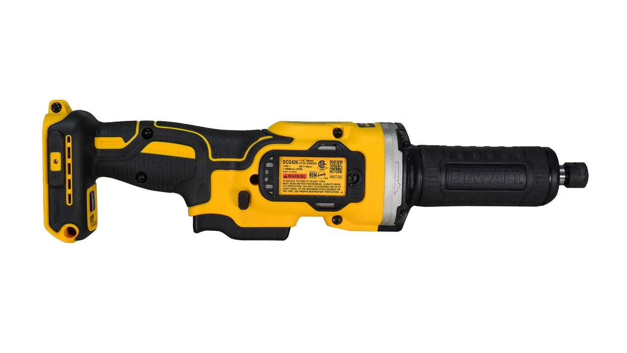 DEWALT 20V MAX Brushless 1-1/2 in Die Grinder (DCG426B) – 1/4 in Collet, Variable Speed, LED Light, Tool Only
