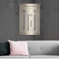 thumbnail image 6 of Luxe Metal Art 'Dental Mouth Mirror Blueprint Patent Parchment' Metal Wall Art, 24"x36", 6 of 9