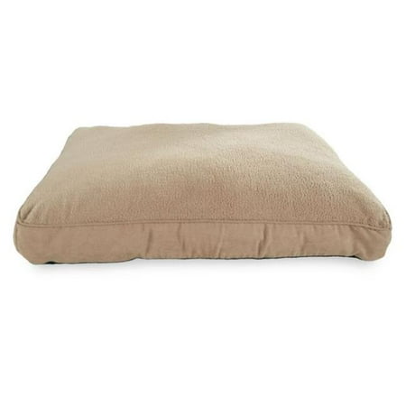 Furhaven 21542083 Snuggle Terry Amp Suede Deluxe Pillow Clay