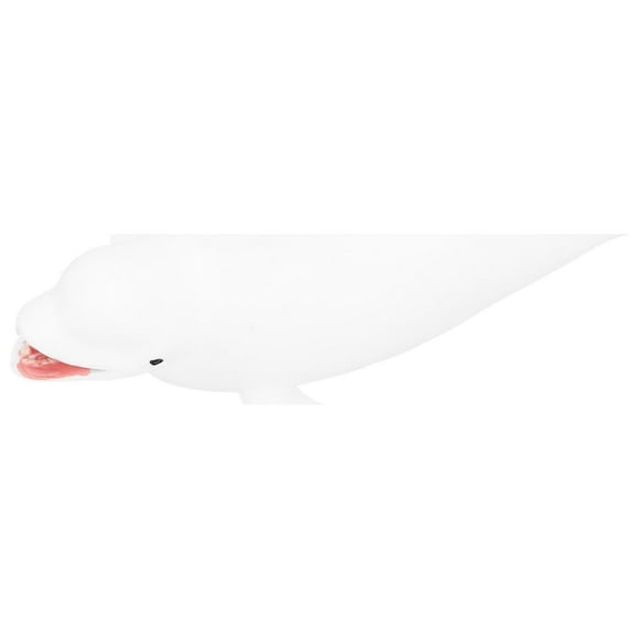 White Whale Figures Model,Realistic White Whale Sea White Whale Figures Sea Animal Figures Highly Versatile