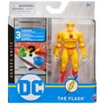 thumbnail image 2 of DC Comics 4-inch THE FLASH Action Figure with 3 Mystery Accessories, Adventure 3, 2 of 6