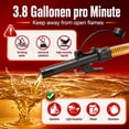 thumbnail image 5 of 3.8GPM Auto-Stop Electric Fuel Transfer Pump, 51" Long Hose, 4 Size Adapters, Leak Proof Portable Gas Can Pump for Gasoline Diesel Kerosene Oil(Bare Tool), 5 of 10