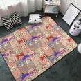 thumbnail image 3 of Area Rugs For Living Room Decor - Cute Lamas Anti Slip Throw Washable Rugs 3x5 For Bedroom, Soft Indoor Carpet For Bedroom Living Room 60x39In, 3 of 5