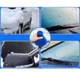 thumbnail image 3 of Rascador de hielo para coche redondo, 2 rascadores de hielo, con embudo, 3 of 5