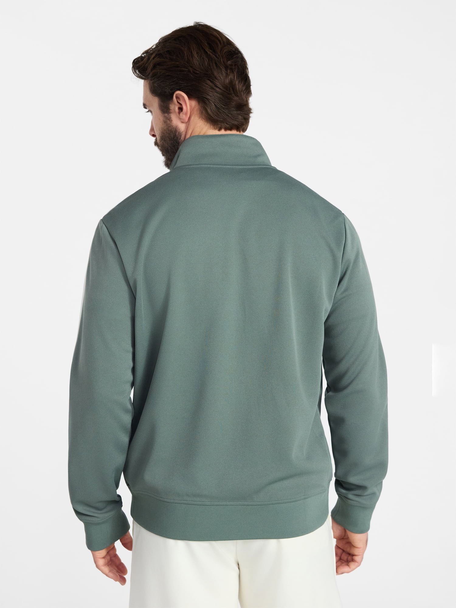 Athletic Works Men's and Big Men's Tricot Track Jacket, Sizes S-3XLT
