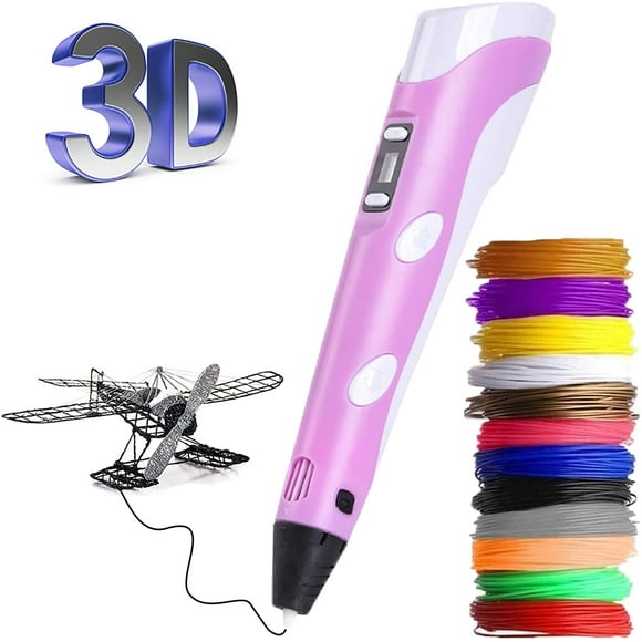 3D Pen,Upgrade 3D Printing Pen for Kids with Display, Auto Feeding Smoother Experience, Intelligent 3D Printer Pen