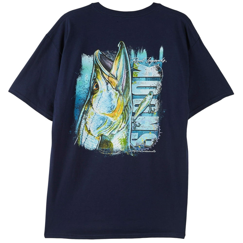 Reel Legends Reel Legends Mens Tight Line Snook TShirt