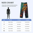 thumbnail image 4 of Sikiie Colorful Owl Forest Pajama Pants Men, PJ Bottoms, Sleep & Lounge Pants-XX-Large, 4 of 6