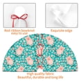 thumbnail image 3 of KLL 30" Christmas Tree Skirt Pig And Flower Xmas Tree Skirts Mat for New Year Xmas Holiday Party Indoor Outdoor Home Decoration, 3 of 5