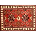 thumbnail image 1 of Ahgly Company Indoor Rectangle Traditional Bronze Brown Geometric Area Rugs, 4' x 6', 1 of 6