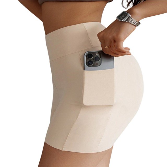Luluwomen-pantalones cortos deportivos de cintura alta, Shorts ajustados para Yoga, Fitness, correr, ciclismo, secado rápido, transpirables, 3 cuartos