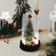thumbnail image 1 of Adorno LED para árbol de Navidad | Mini árbol de Navidad decorativo luminoso de sobremesa | Cúpula única de bola de nieve iluminada | Decoración de mesa de invierno para casas de vacaciones - 1 pieza, 1 of 6
