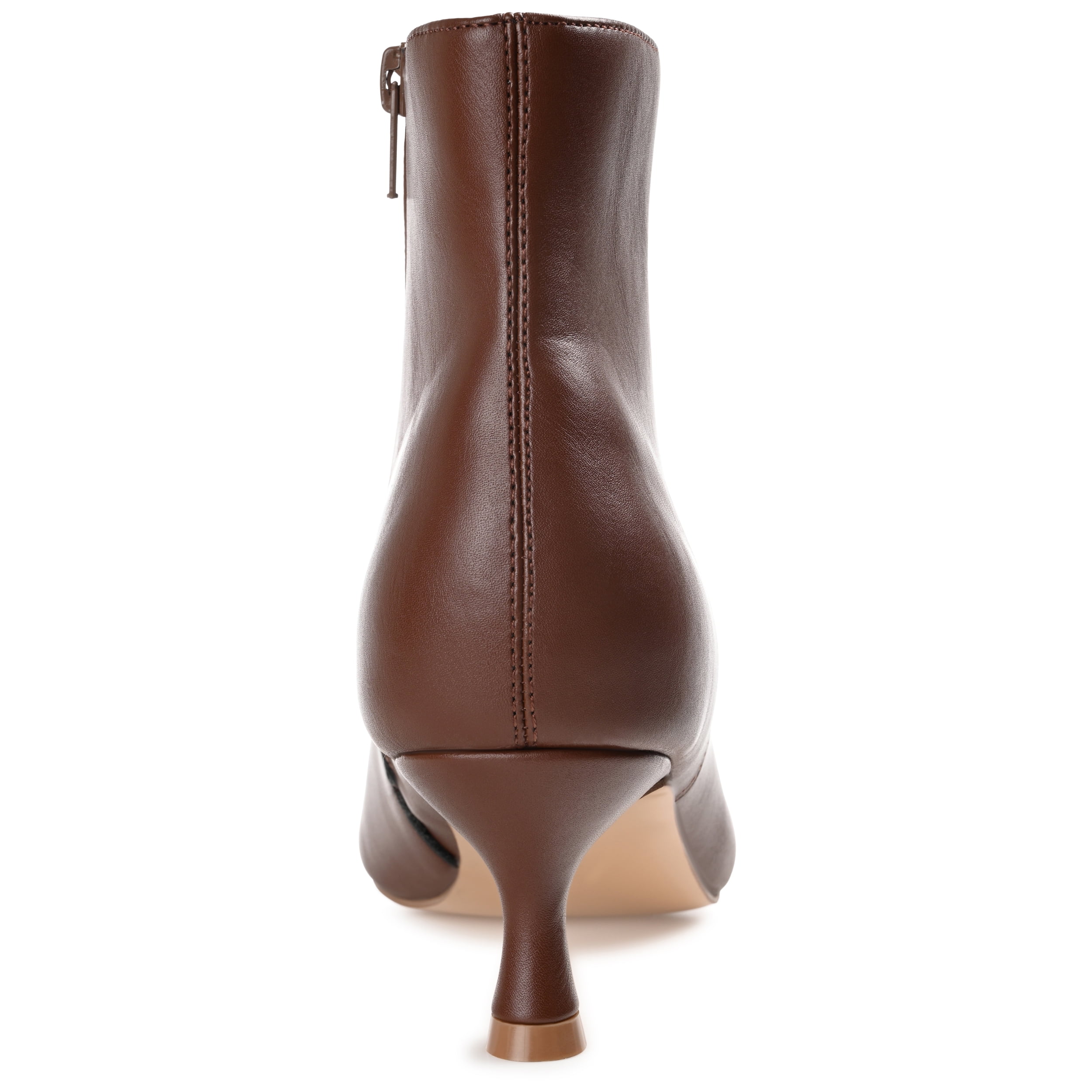 Journee Womens Kelssa Square Toe Kitten Heel Ankle Booties, Widths Available