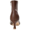 thumbnail image 4 of Journee Womens Kelssa Square Toe Kitten Heel Ankle Booties, Widths Available, 4 of 10