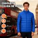 thumbnail image 4 of Chaqueta con Cremallera para Hombre, Chaqueta para Hombre, Chamarra Invierno Hombre, Cuello Alto, Chamarra Impermeable Hombre, Chaqueta para Hombre con Cremallera, Ligera, Cálida y Plegable, 4 of 4