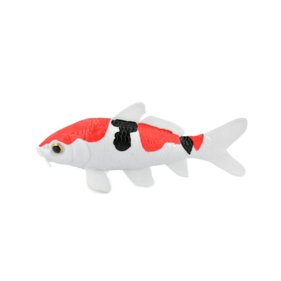 Fish, Koi, Amur Carp, Asian, Japanese Koii, Museum Quality, Hand Painted, Rubber Fish, Realistic Toy Figure, Model, Replica, Kids, Educational, Gift, 6" CH387 BB144