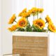 thumbnail image 3 of WEUVEB 9Ud Flores Artificiales De Girasol En Tela Para De Hogar Y Eventos Amarillo, 3 of 5