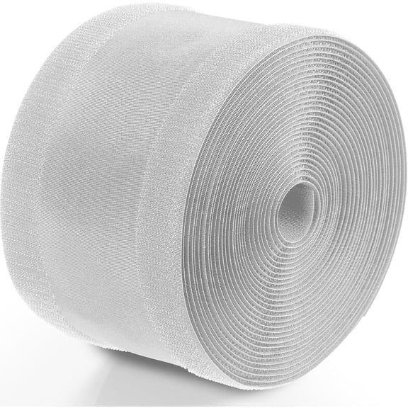 Floor Cable Protector for Carpet Hook and Loop Cord Cover 4 Inch x 50 Feet Grey Cable Management