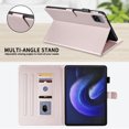 thumbnail image 4 of For Xiaomi Pad 6/Pad 6 Pro 11.0 inch Case, Rhombus Pattern Multiple Viewing Angles Stand Slim Folio Cover (Rose Gold), 4 of 6