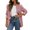 Pink, variant on Drovellove Women's Casual Blazer Jacket with Collar Long Sleeve Button Up Cardigan Coat - Solid Color Soft Comfortable Lightweight Outerwear for Work Office Party Dating Vacation