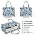 thumbnail image 2 of Large Capacity Tote Bag,German Shorthaired Pointer Dog and Flower Handbag Fashion Luxury Tote Bag,15.7"x13"x 5.1" Inches,Laptop Compatible, 2 of 6