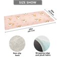 thumbnail image 3 of Haosy Corgi and Footprints Bathroom Rugs Non Slip Absorbent Soft Plush Quick Dry Bath Mat, 39"x20", 3 of 8