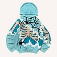 thumbnail image 2 of RMGVDSD Men's Relaxed Fit Hoodies Men's Hoodies & Sweatshirts Halloween Skeleton Graphic Hoodie Casual Loose Fit Leisure Mens Hoodies, 2 of 3