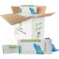 thumbnail image 1 of Sturdy Pack Nitrile Blended Gloves- Powder-Free, Disposable, Latex-Free- for Cleaning, Food Handling, Blue, 1 of 8