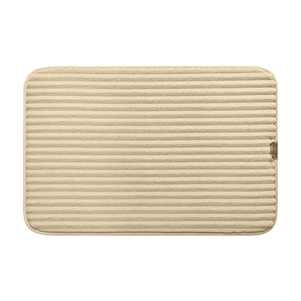 Alfombrilla de baño superabsorbente antideslizante, alfombra de ducha lavable, alfombra de baño de secado rápido con base de goma, alfombra de baño para colocar delante de la bañera o la ducha.