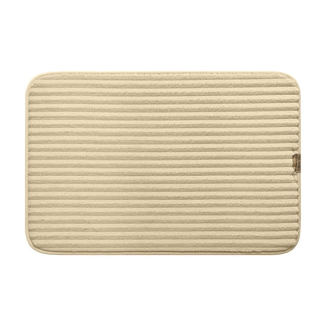 Bath Mat Super Absorbent Dry Rubber Backing Non Slip Washable Bathroom Floor Mats Shower Rug For In Front Of Bathtub ShowerRoom 16x24IN