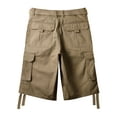thumbnail image 3 of Ma Croix Pro Club Mens Cotton Twill Cargo Short Pants with Belt 30"-52", 3 of 4
