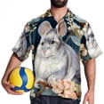 thumbnail image 4 of Tmall Men's Short Sleeve Hawaiian Shirt, Casual Printed Button Down Beach Tops for Summer, Spread Collar Mens Shirts Unisex, 4 of 6
