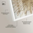 thumbnail image 4 of Golden Zenith Shadowbox Print Elegant Nature Art by Art Remedy, White Frame, 20 x 20, 4 of 7