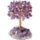 thumbnail image 1 of Árbol de cristal natural de cuarzo rosa, aguamarina y amatista con base de cristal de racimo de amatista, figuras de árbol de dinero, decoración de escritorio Feng Shui, decoración de altar de mesa, 1 of 4