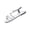 A Silver, variant on Summer Casual Closed Sandals Women Women's Fashionable Casual Outerwear Versatile Plus Size Round Toe Open Toe Back Elastic Flat Sandals Silver 36