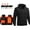 Sweatshirt-Black, variant on Heated Jackets for Women Men Outdoor Heating Puffer Coat Lightweight Pockets Heated Coat Winter Outfits