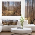 thumbnail image 1 of Paysage Forestier avec Arbres Nus - Art Mural Moderne sur Toile de Forêt, 1 of 3