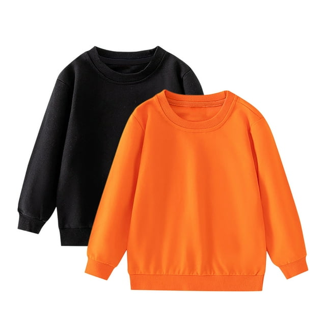 Économies Automne/hiver! Srobpty Chandails à Manches Longues Sans Capuche pour Tout-Petits, Mode Garçons et Filles Ensemble Deux Pièces à Manches Longues et Col Rond
