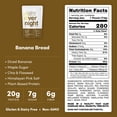 Oats Overnight Banana Bread AIF4 Vegan Overnight Oats with 20g Protein, High Fiber Breakfast