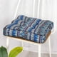 thumbnail image 2 of Nvzi Bohemian Soft Patio Chair Pads Indoor Office Home Kitchen Square Dining Chair Cushion Pillow Blue 18x18x4, 2 of 5