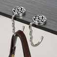 thumbnail image 6 of Lunxisen 3 Pcs Foldable Hook Handbag Hanger Portable Table Hook Holder for Purse Organization Desk Storage Space Saving Home Office Travel, 6 of 9